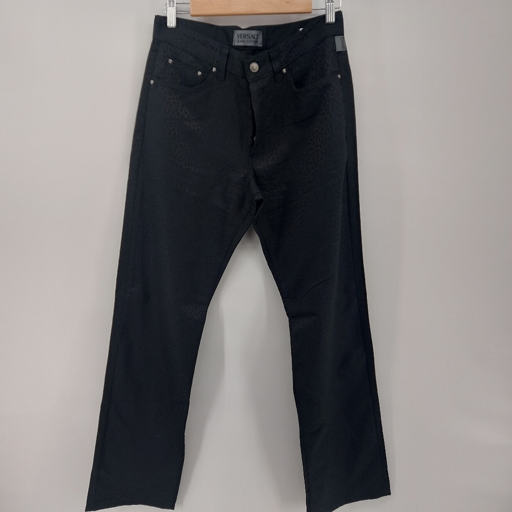 Versace Jeans Couture Black Straight Leg